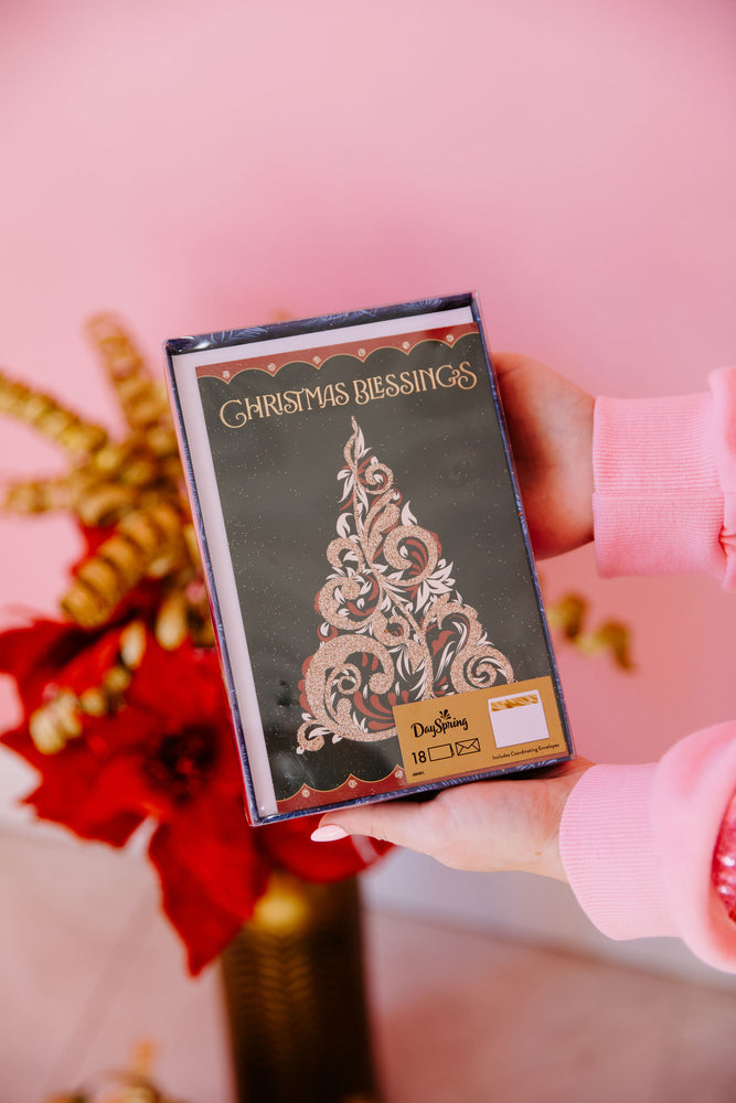 Christmas Tree Blessing Card