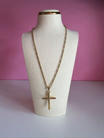 Luxe Cross Gold Necklace