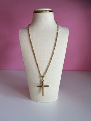 Luxe Cross Gold Necklace