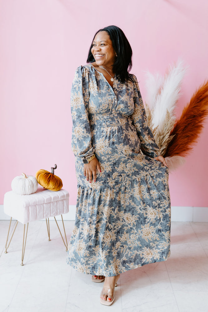 Falling Into Florals Maxi Dress