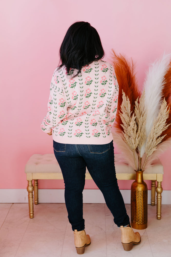 Falling Into Petals Sweater