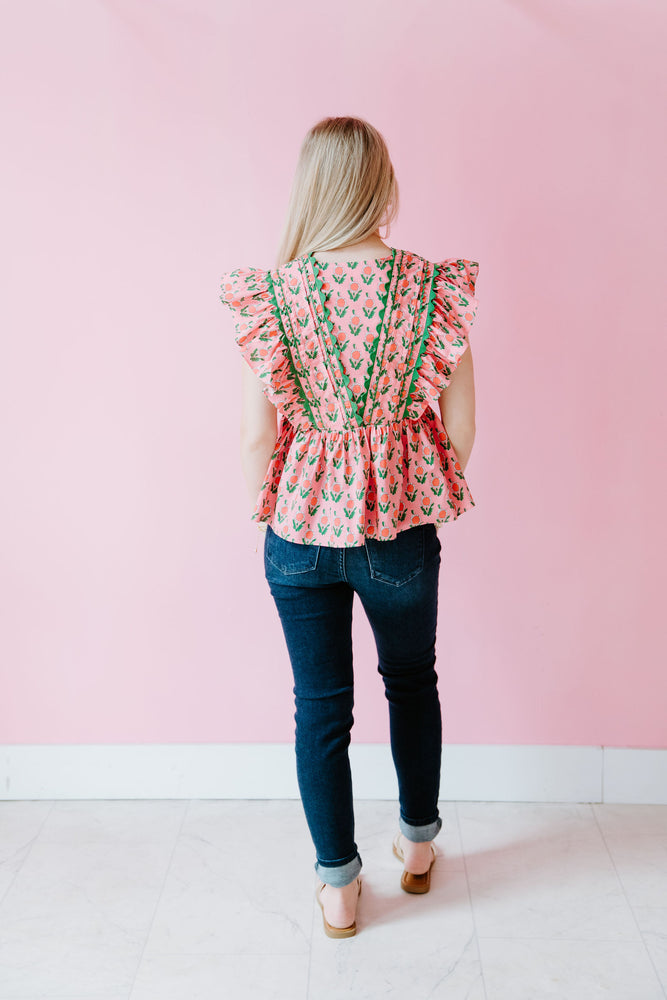 Summer Blooms Top