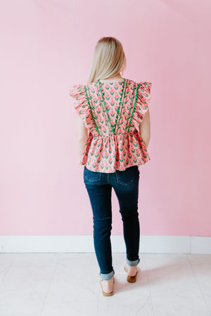 Summer Blooms Top