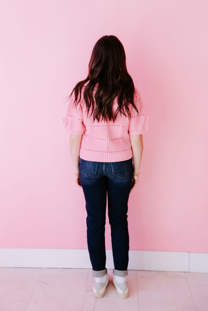 Petals in Pink Top