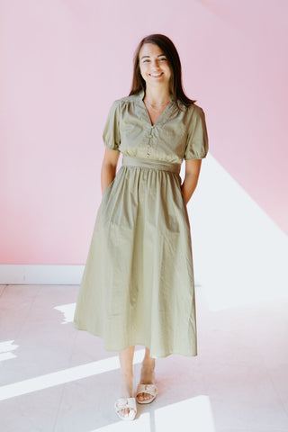 Naturally Chic Midi Dress