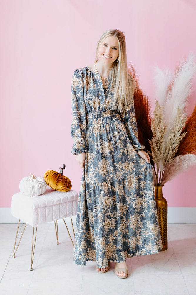 Falling Into Florals Maxi Dress