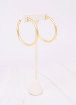 Addison Satin Hoop Earring