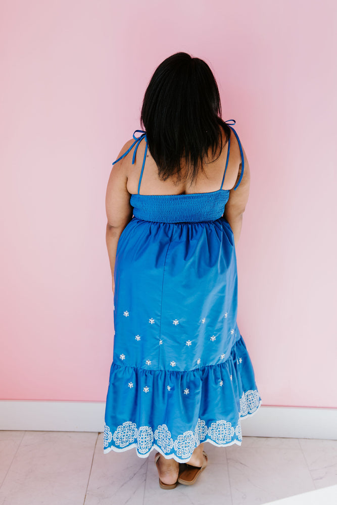 Thinking Of Summer Midi Dress