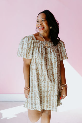 Olive Bloom Dress