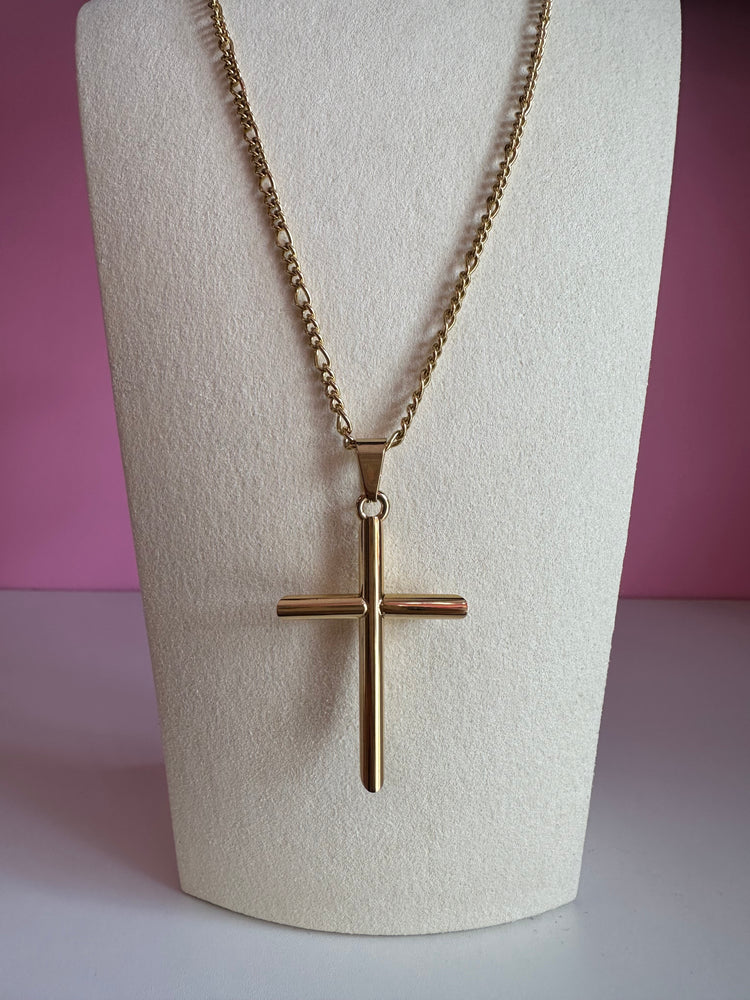Luxe Cross Gold Necklace