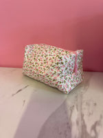 Sweet Floral Cosmetic Bag