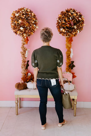 Petals and Blooms Sweater