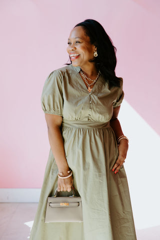 Naturally Chic Midi Dress
