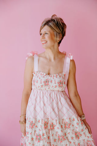 Garden Bloom Midi Dress