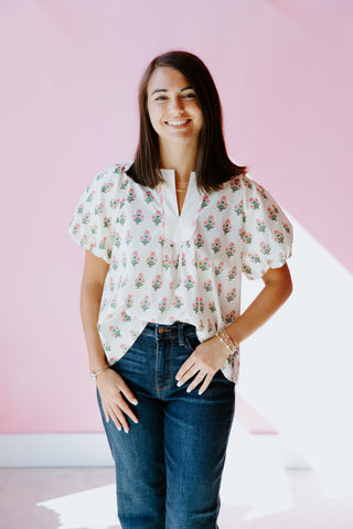 Petals Charm Top