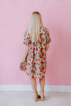 Vintage Rose Dress