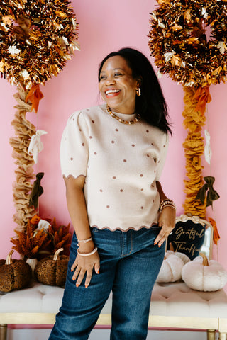 Timeless Dots Sweater