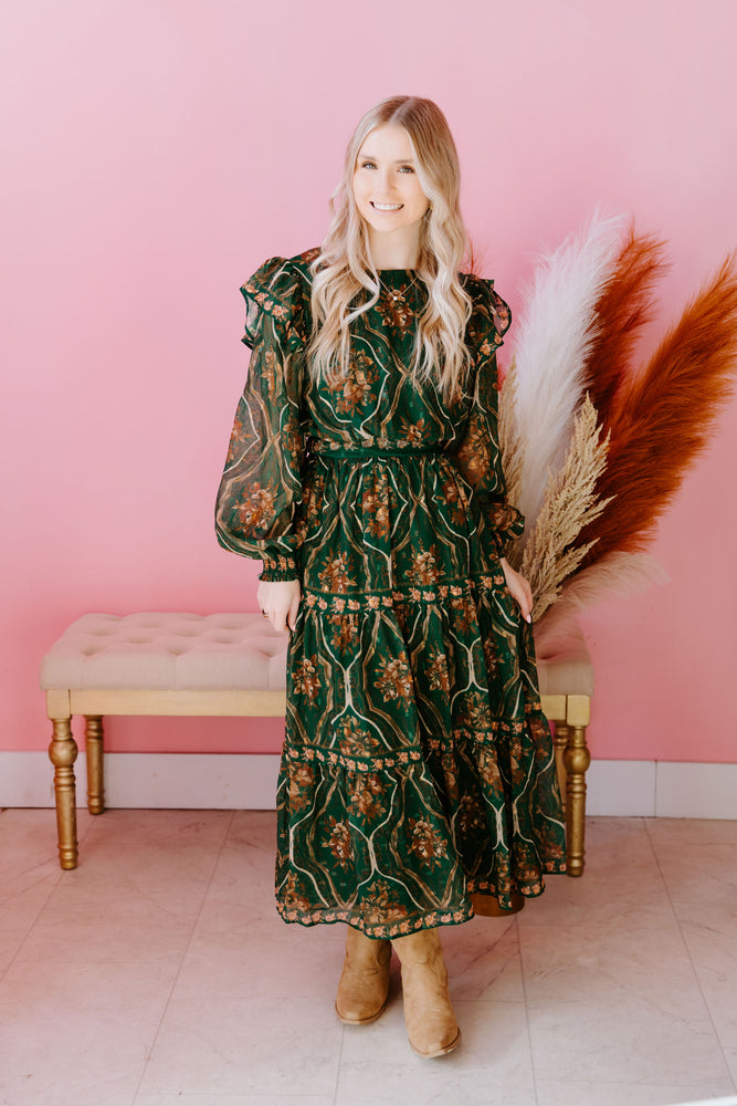 Chic & Cheerful Midi Dress