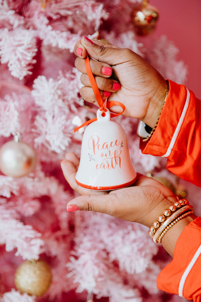 Peace on Earth Bell Ornament