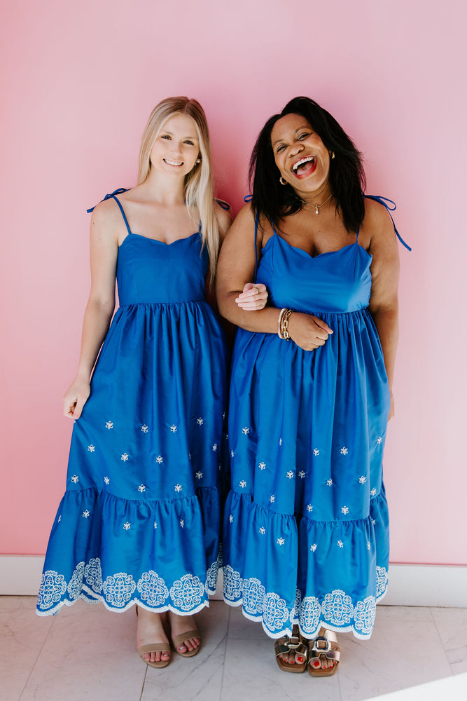 Thinking Of Summer Midi Dress