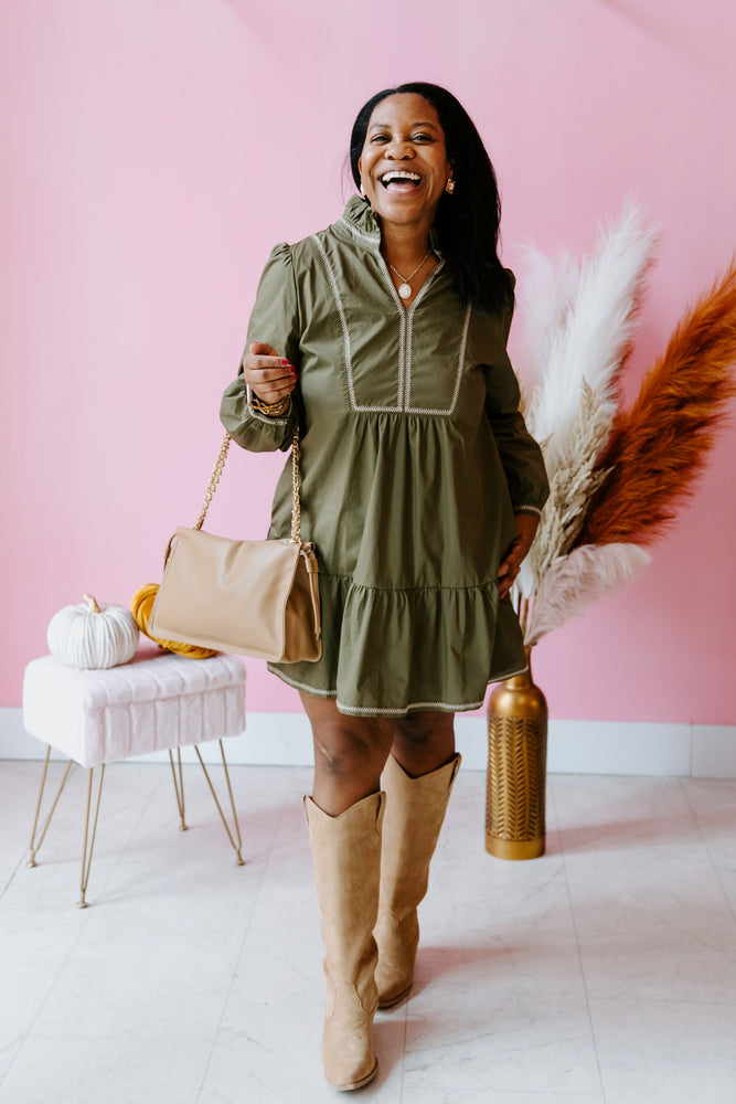 Olive to be Chic Dress