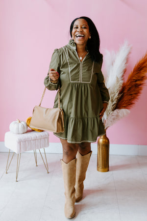 Olive to be Chic Dress