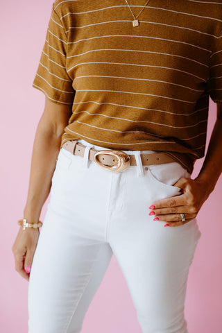 Teardrop Buckle Belt