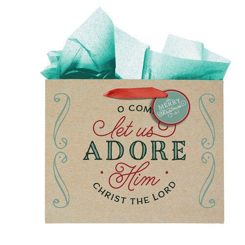 Come Let Us Adore Him Gift Bag