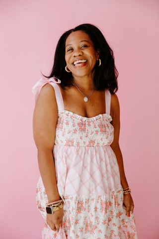 Garden Bloom Midi Dress