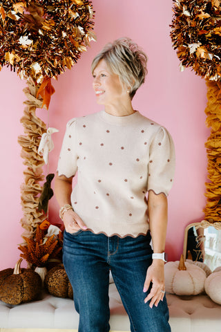 Timeless Dots Sweater