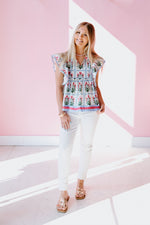 Fall Into Florals Top