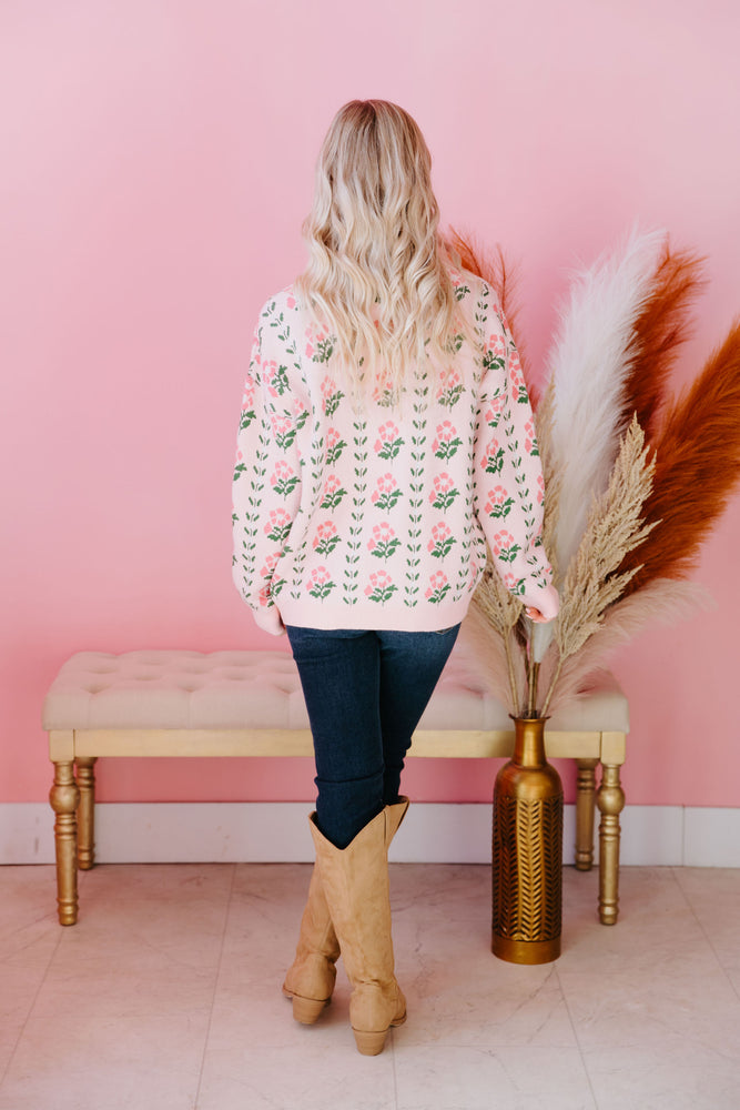 Falling Into Petals Sweater