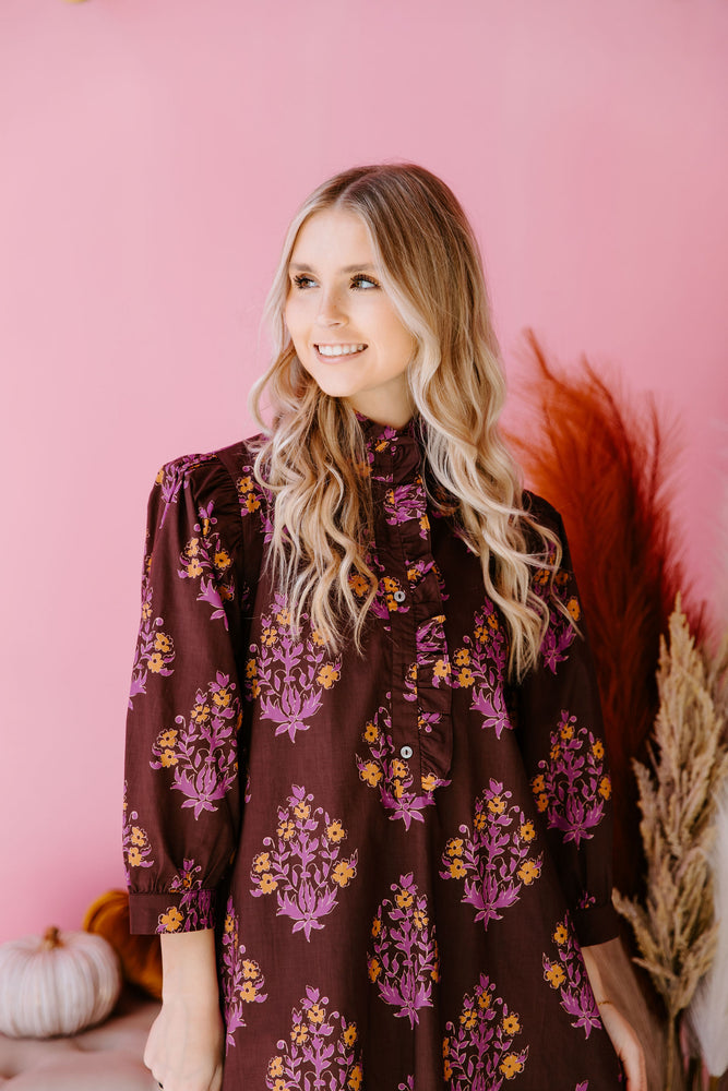 Chic In Bloom Midi Dress