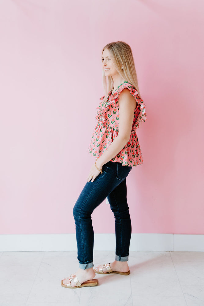 Summer Blooms Top
