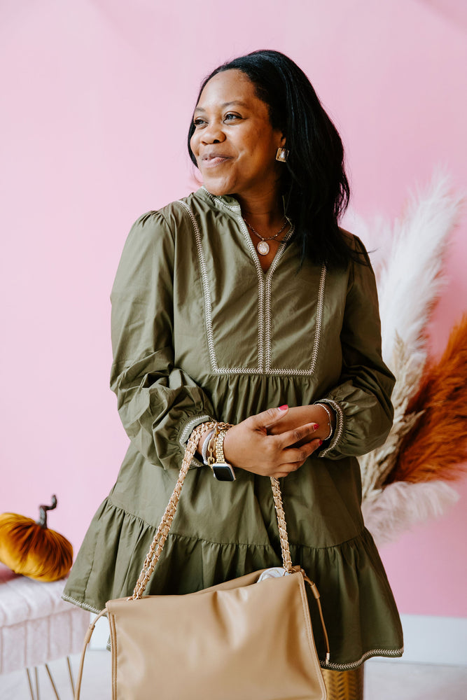 Olive to be Chic Dress