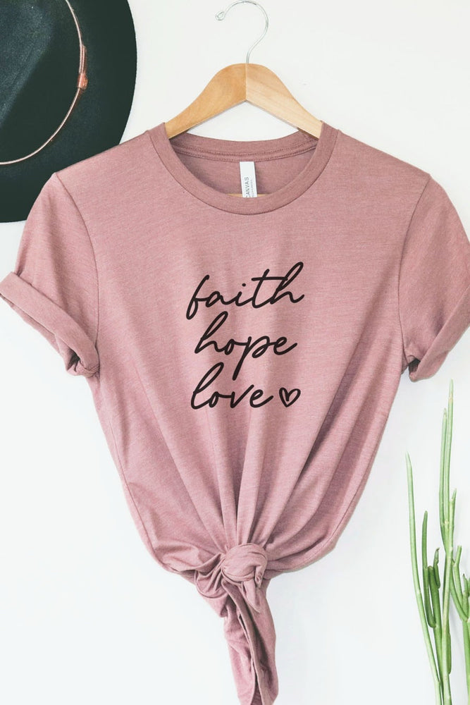 Faith Hope Love T-shirt