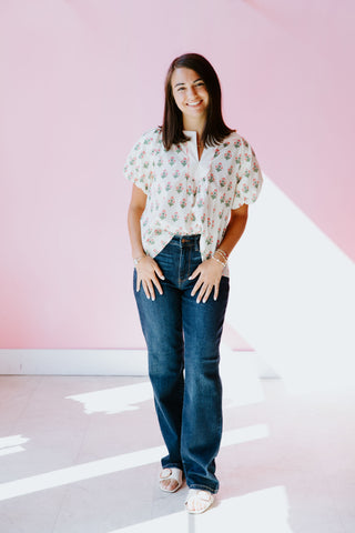 Petals Charm Top