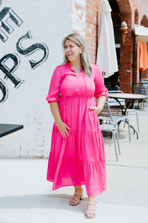 Radiant Charm Maxi Dress