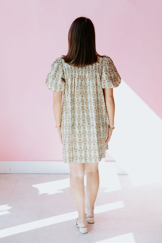 Olive Bloom Dress