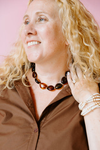 Stone Beaded Necklace