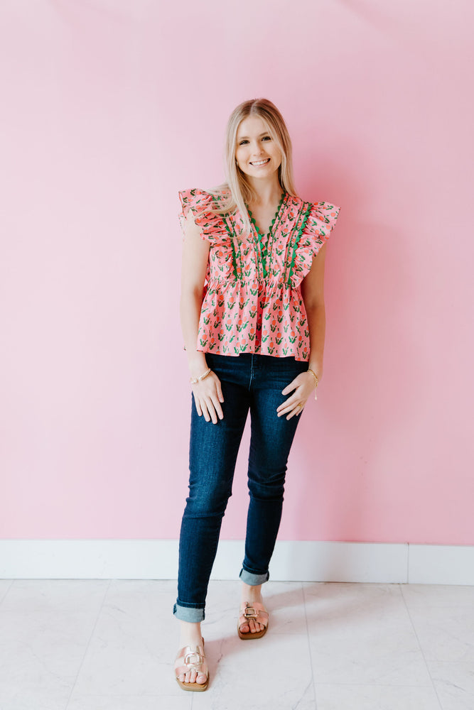 Summer Blooms Top