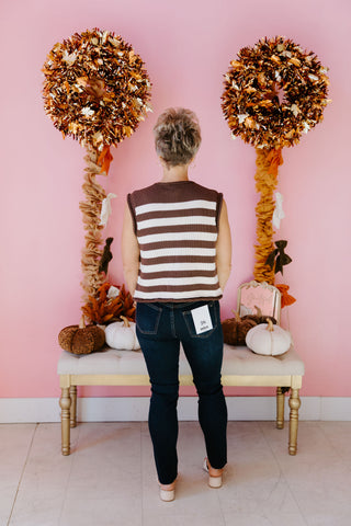 Chic in Stripes Vest