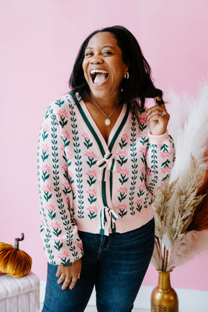 Falling into Petals Cardigan