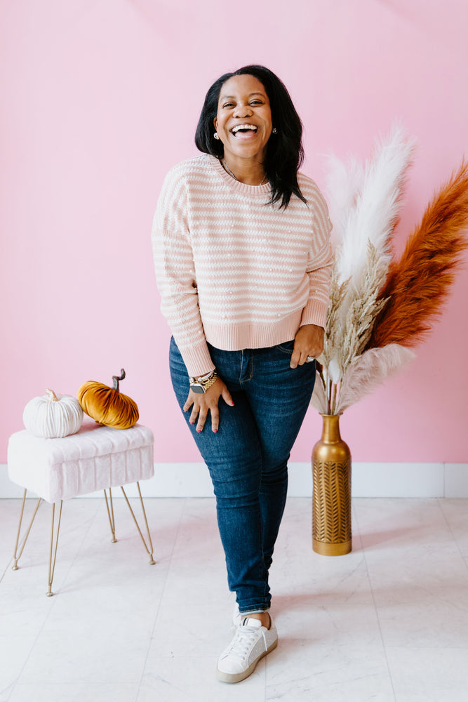 Pearls for Days Sweater