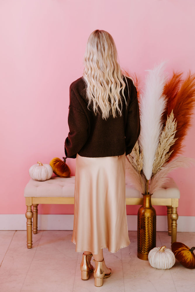 Chic in Caramel Cardigan