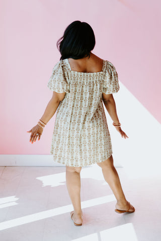Olive Bloom Dress