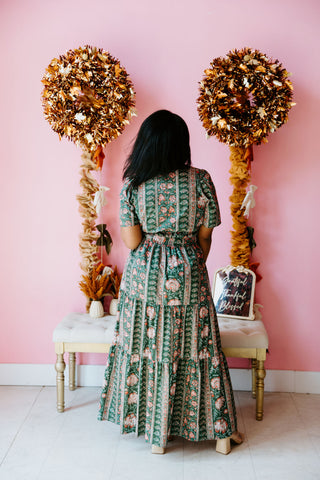 Golden Moments Maxi Dress
