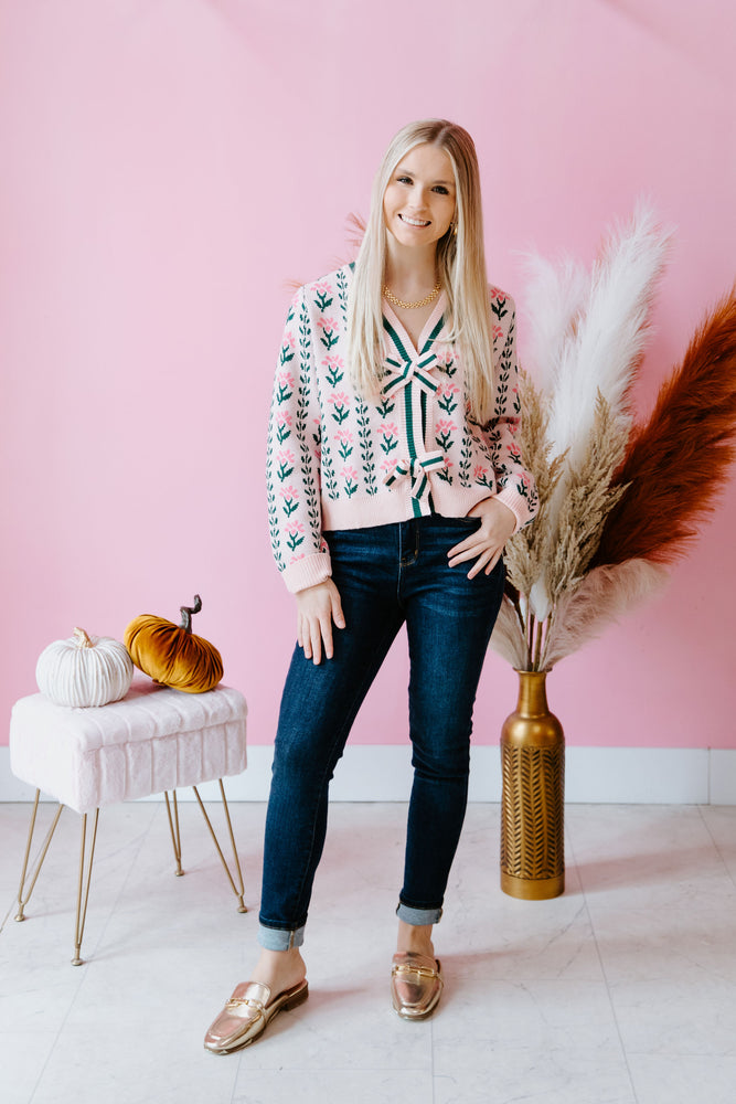 Falling into Petals Cardigan