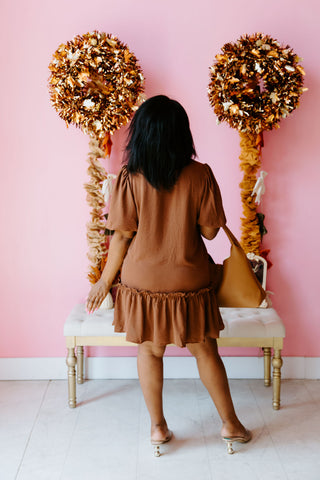 Wrapped In Fall Dress