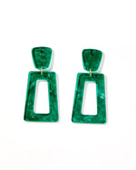 Kennedy Earring - Forest Green